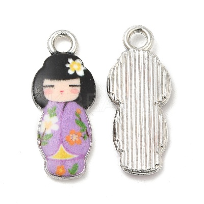 Alloy Enamel Pendants FIND-C037-17P-01-1