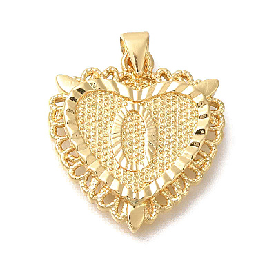 Rack Plating Brass Pendants KK-I722-09G-O-1