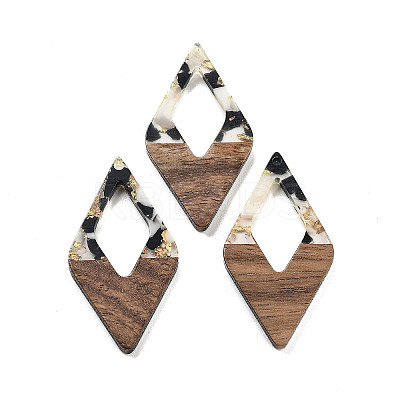 Walnut Wood Pendants FIND-Z050-02K-1