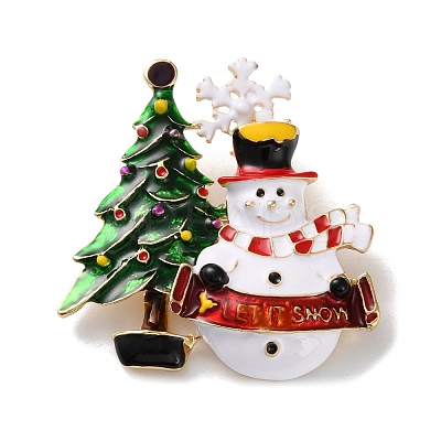 Christmas Theme Enamel Pins JEWB-F034-01C-1