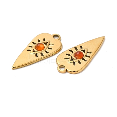Ion Plating(IP) 316 Stainless Steel Triangle Pendants STAS-K258-30G-1