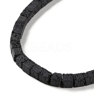 Synthetic Lava Rock Dyed Beads Strands G-H311-02B-10-1