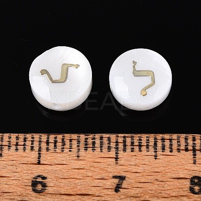 Natural Freshwater Shell Beads BSHE-ZX007-03G-1