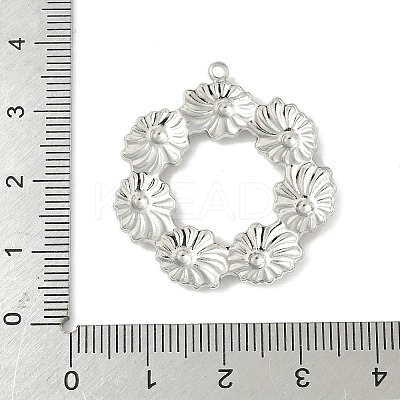 304 Stainless Steel Pendants STAS-L293-09C-P-1