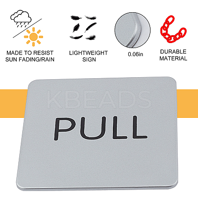ABS Public Sign Stickers DIY-GF0002-49-1