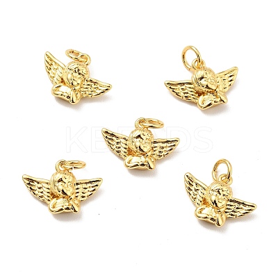 Rack Plating Brass Pendants KK-E015-23G-1