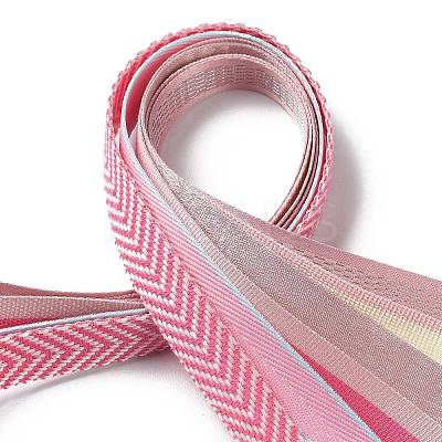 18 Yards 6 Styles Polyester Ribbon SRIB-Q022-D04-1