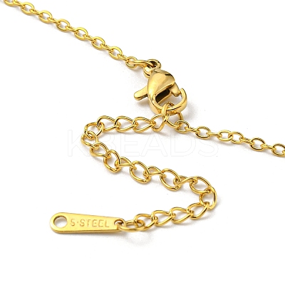 304 Stainless Steel Pendant Necklaces LS-NJEW-Z025-08G-1