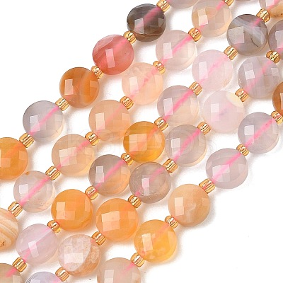 Natural Red Agate Beads Strands G-K389-B90-01-1