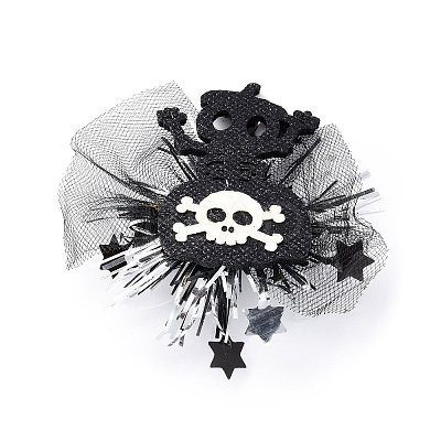 Halloween Theme Candy Bag Felt Alligator Hair Clips PHAR-L008-01D-1