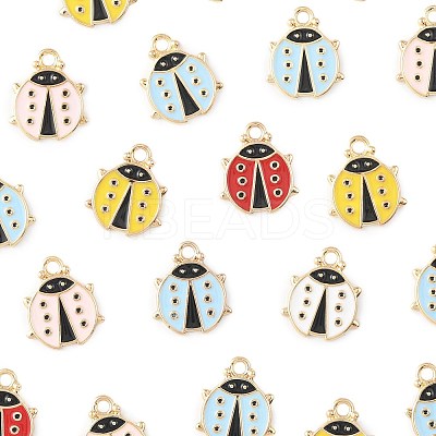24Pcs Alloy Enamel Pendants ENAM-FS0003-74-1