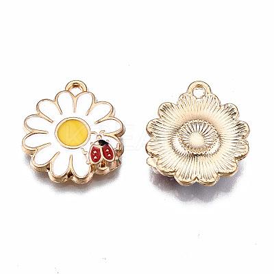 Eco-Friendly Alloy Enamel Pendants LS-ENAM-T011-89-NR-1
