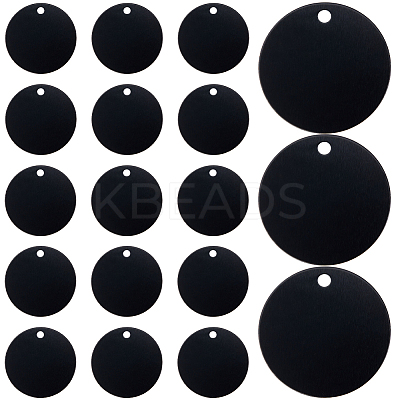 25Pcs Aluminum Pendants FIND-SP0002-55B-B-1