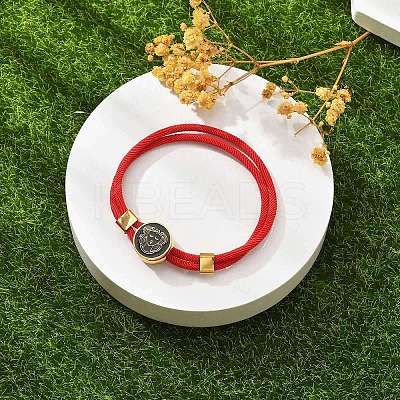Constellation Nylon Cords Multi-strand Bracelets BJEW-U016-01B-11-1