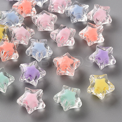 Transparent Acrylic Beads LS-TACR-S152-02A-1
