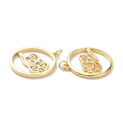 Brass Pendants KK-L188-29G-1