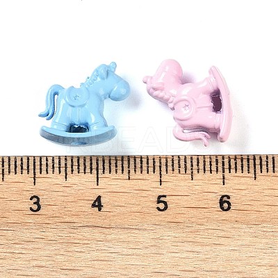 Column Rack Plating Spray Painted Alloy Beads for Jewelry Making PALLOY-O004-04-1