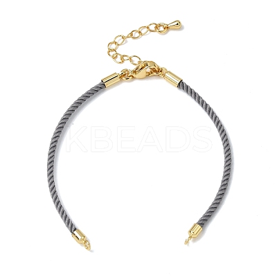 2MM Twisted Round Nylon Cord Bracelet Makings MAK-F038-A28-1