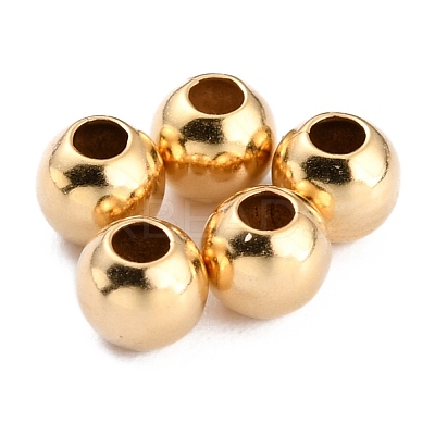 Brass Spacer Beads KK-O133-010C-G-1