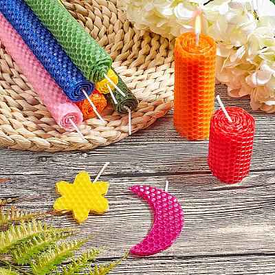 Beeswax Honeycomb Sheets DIY-WH0162-55B-06-1