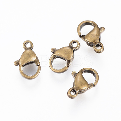 304 Stainless Steel Lobster Claw Clasps STAS-E145-05B-AG-1