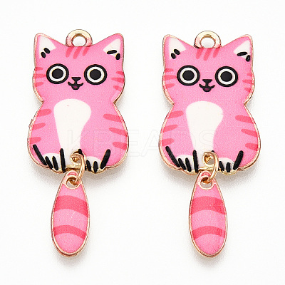 Alloy Enamel Pendants FIND-Q102-12C-1