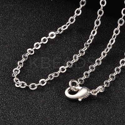Brass Cable Chains Necklaces NJEW-JN01468-02-1