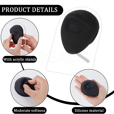 Soft Silicone Flexible Model Body Part Displays ODIS-WH0061-29B-1