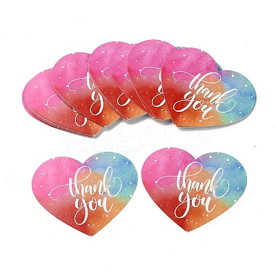 Coated Paper Thank You Greeting Card DIY-C070-01B-1