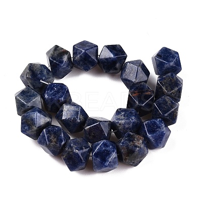 Natural Sodalite Beads Strands G-T138-41-1