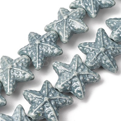 Vintage Handmade Porcelain Beads Strands PR-CBAA37B-04C-1