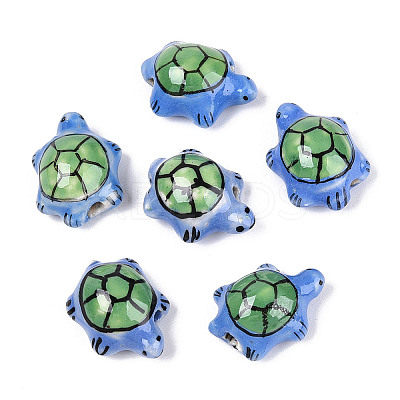 Handmade Porcelain Beads PORC-T133-15B-1