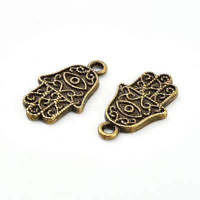 Tibetan Style Alloy Pendant Enamel Settings LS-TIBE-T011-127AB-FF-1