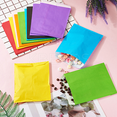 40Pcs 8 Colors Eco-Friendly Kraft Paper Bags AJEW-TA0001-70-1