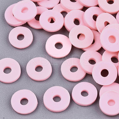 Handmade Polymer Clay Beads X-CLAY-Q251-6.0mm-92-1