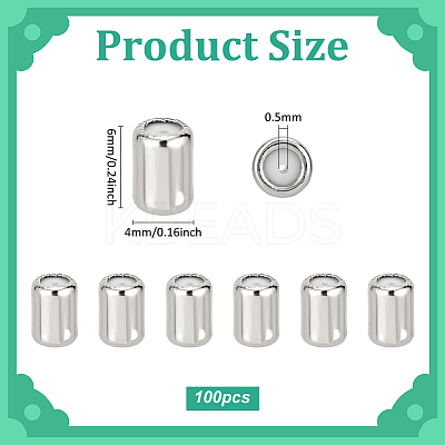 100Pcs Rack Plating Brass Beads KK-PH0012-48P-1