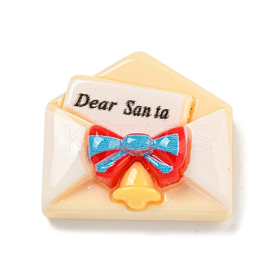 Christmas Opaque Resin Decoden Cabochons LS-RESI-U006-04I-1