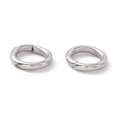 Non-Tarnish 304 Stainless Steel Open Jump Rings STAS-C040-01H-P-1