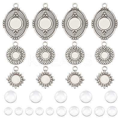 DIY Blank Photo Pendant Making Kit DIY-UN0004-17-1