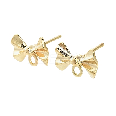 Alloy Stud Earring Findings PALLOY-I224-02G-1