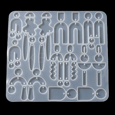 DIY Silicone Irregular Shape Pendant Molds DIY-M047-01C-1