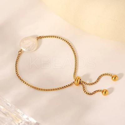 Fashion Stainless Steel Boston Link Chains Slider Bracelets EE0272-1