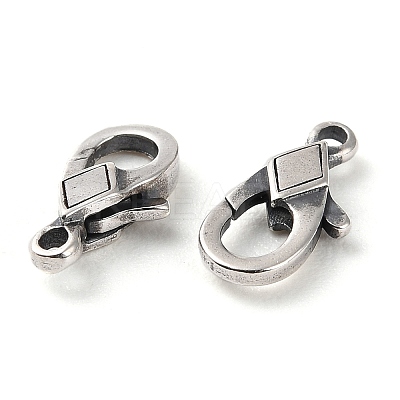 925 Thailand Sterling Silver Lobster Claw Clasps STER-D003-12AS-1