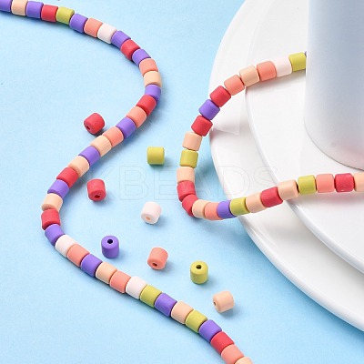 Polymer Clay Bead Strands CLAY-T001-C29-1