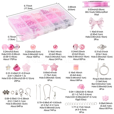 DIY Jewelry Set Making Findings Kits DIY-FS0008-56-1
