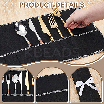 15Pcs Felt Tableware Storage Bag AJEW-WA0001-11-1