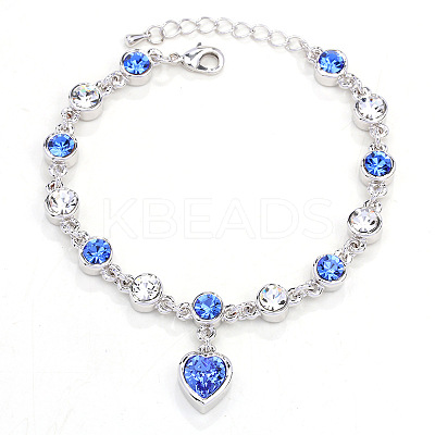 Alloy Rhinestone Charm Bracelets FS-WG1766B-05-1
