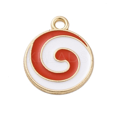 Christmas Alloy Enamel Pendants LS-ENAM-S027-01F-G-1