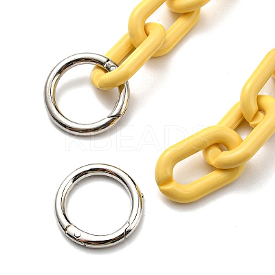 1Pc Opaque Acrylic Cable Chain Bag Straps FIND-WR0008-77B-1