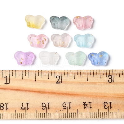400Pcs 10 Colors Transparent Acrylic Beads OACR-FS0004-08-1